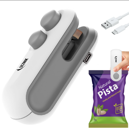 Portable Mini Bag Sealer | Handheld Heat Sealing Machine for Plastic Bags & Food Storage – Rechargeable & Easy to Use